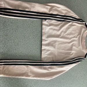 Adidas Pink Long Sleeve Crop